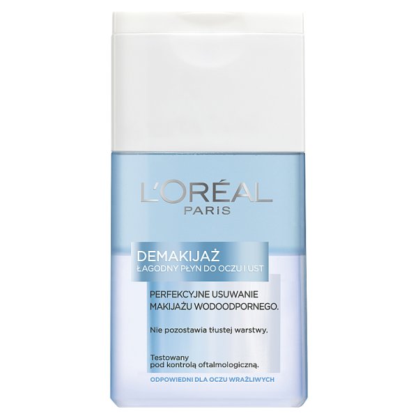 L&#039;Oréal Paris Demakijaż Łagodny płyn do oczu i ust 125 ml