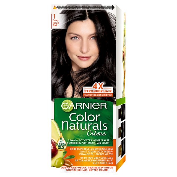Garnier Color Naturals Crème Farba do włosów czarny 1