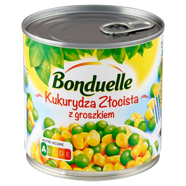 Bonduelle Kukurydza złocista z groszkiem 340 g