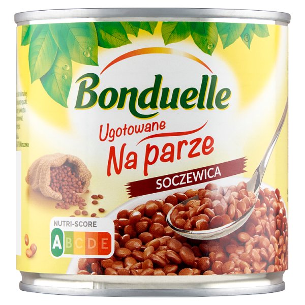 Bonduelle Ugotowane na parze Soczewica 310 g