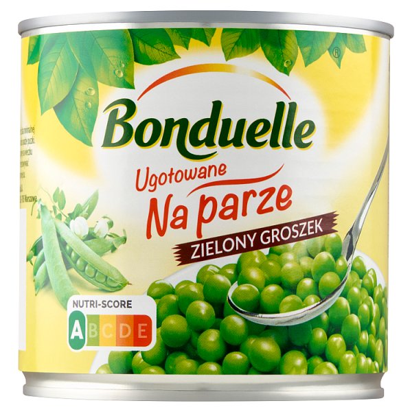 Bonduelle Ugotowane na parze Zielony groszek 305 g