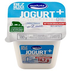 Maluta Jogurt naturalny wysokobiałkowy 0 % tłuszczu 180 g