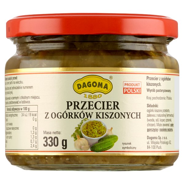 Dagoma Przecier z ogórków kiszonych 330 g