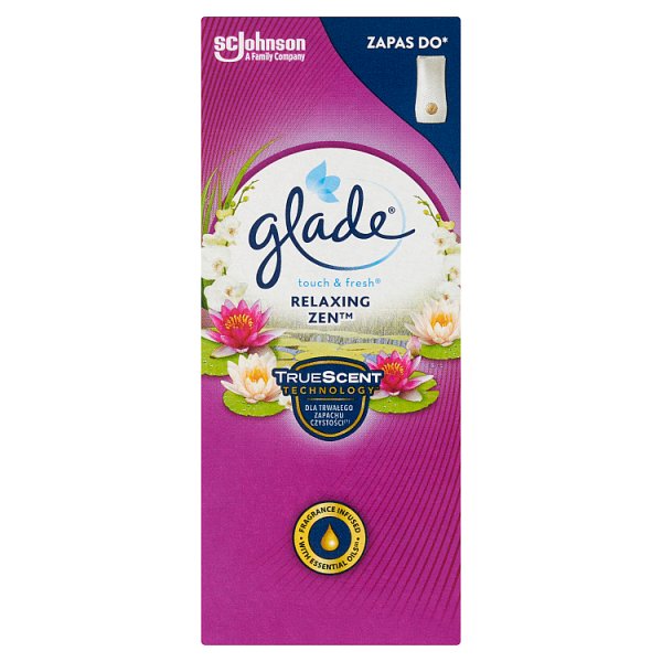 Glade Touch &amp; Fresh Relaxing Zen Zapas do odświeżacza powietrza 10 ml