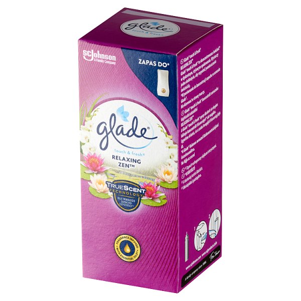 Glade Touch &amp; Fresh Relaxing Zen Zapas do odświeżacza powietrza 10 ml