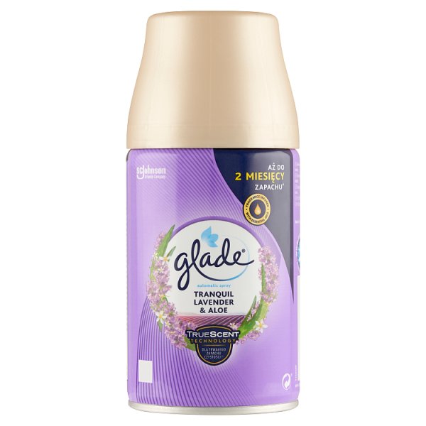 Glade Tranquil Lavender &amp; Aloe Zapas do automatycznego odświeżacza powietrza 269 ml