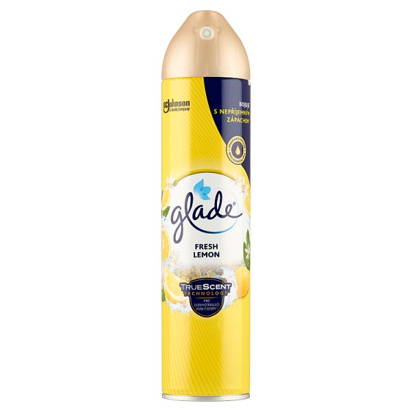 Glade Fresh Lemon Odświeżacz powietrza w aerozolu 300 ml