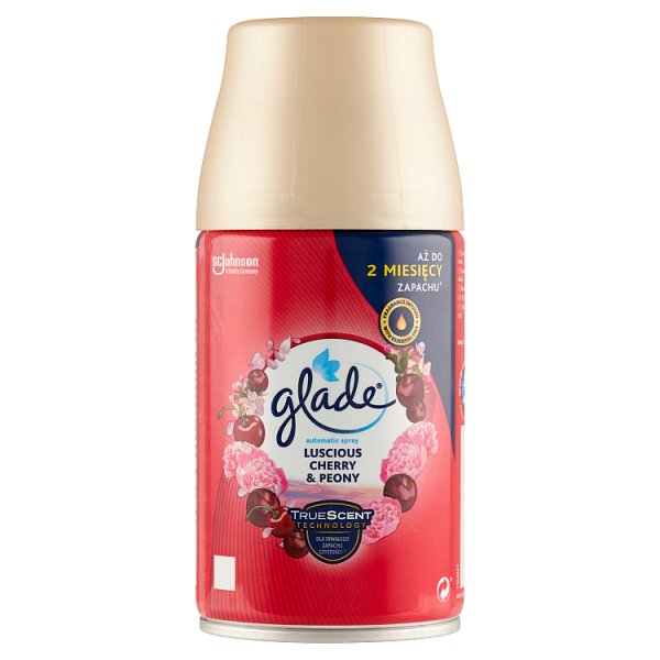 Glade Luscious Cherry &amp; Peony Zapas do automatycznego odświeżacza powietrza 269 ml