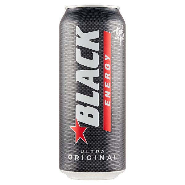 Black Energy Ultra Original Gazowany napój energetyzujący 500 ml