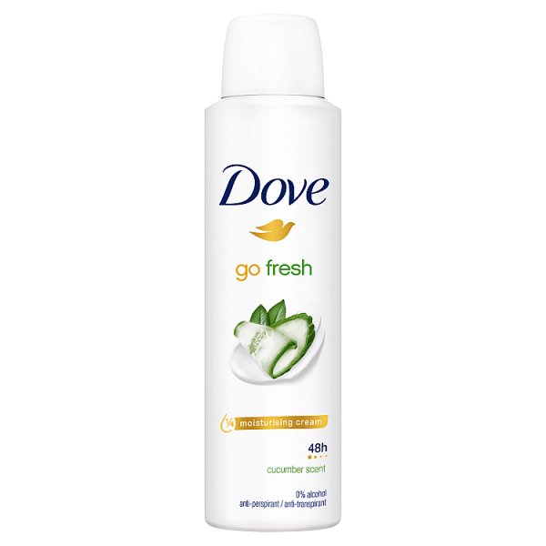 Dove Go Fresh Cucumber Scent Antyperspirant w aerozolu 150 ml