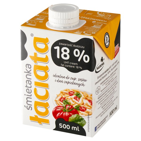 Łaciata Śmietanka 18 % 500 ml