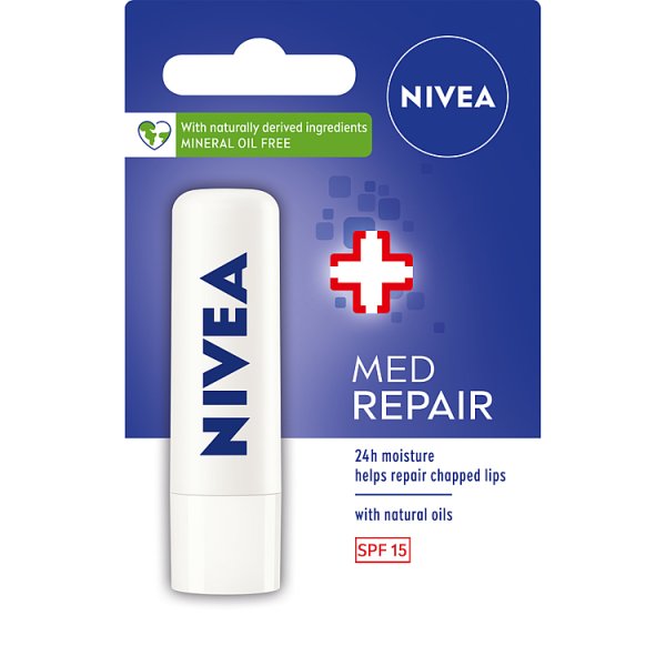 Nivea Med Repair Regenerująca pomadka ochronna do ust 5,5 ml