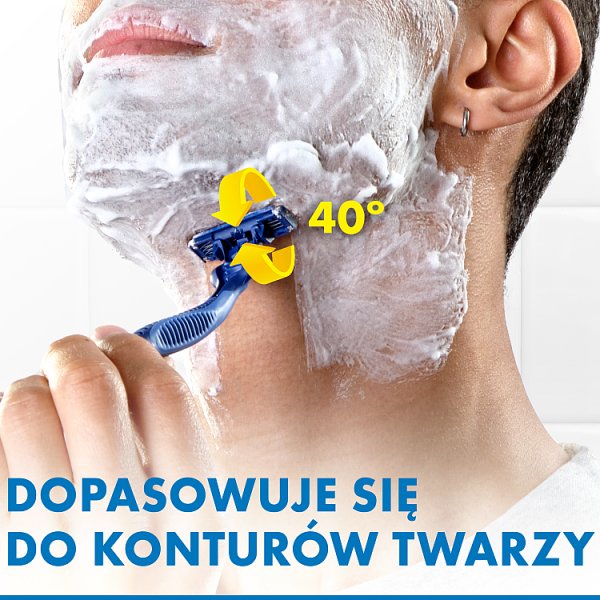 Gillette Blue3 Plus Comfort, maszynki jednorazowe dla mężczyzn, 8 sztuk