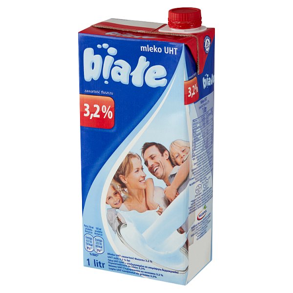 Białe Mleko UHT 3,2 % 1 l