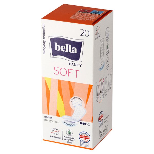 Bella Panty Soft Normal Wkładki higieniczne 20 sztuk