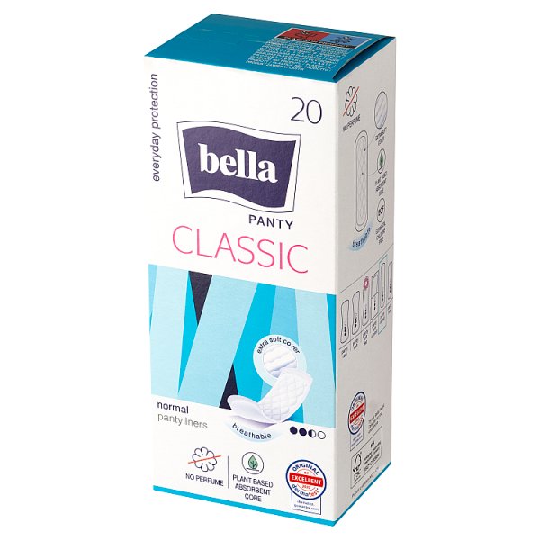 Bella Panty Classic Normal Wkładki higieniczne 20 sztuk