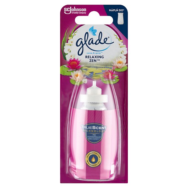 Glade Sense &amp; Spray Relaxing Zen Zapas do automatycznego odświeżacza powietrza 18 ml