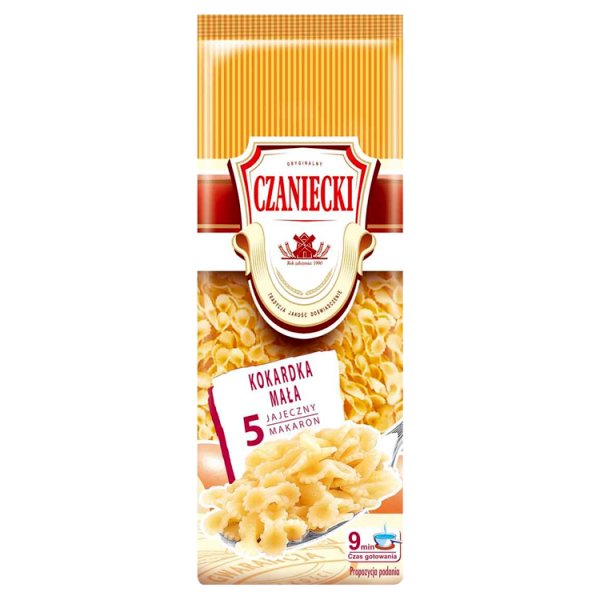 Czaniecki Makaron 5 jajeczny kokardka mała 250 g