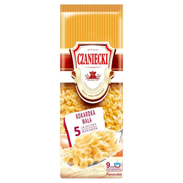 Czaniecki Makaron 5 jajeczny kokardka mała 250 g