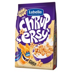 Lubella Chrupersy Chrupki z ryżu i kukurydzy w kształcie gwiazdek o smaku cynamonowym 200 g