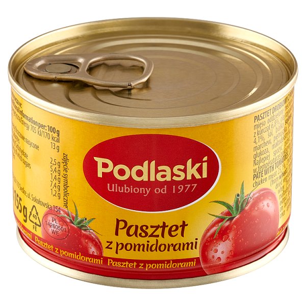 Podlaski Pasztet z pomidorami 155 g