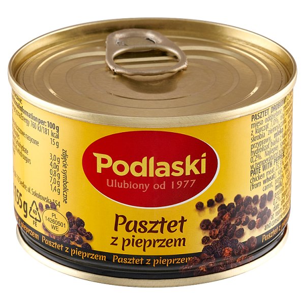 Podlaski Pasztet z pieprzem 155 g