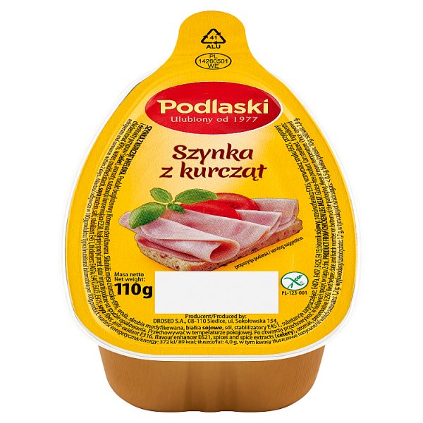 Podlaski Szynka z kurcząt 110 g