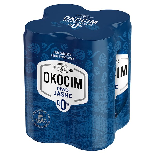 Okocim Piwo jasne 4 x 500 ml