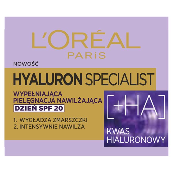 L&#039;Oreal Paris Hyaluron Specialist Krem nawilżający na dzień z SPF 20 50 ml