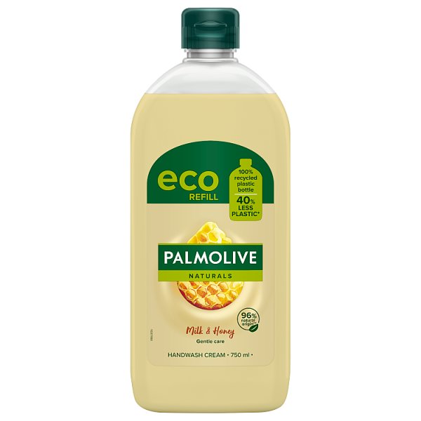 Palmolive Naturals Milk &amp; Honey (Mleko i miód) Kremowe mydło w płynie do rąk zapas 750 ml