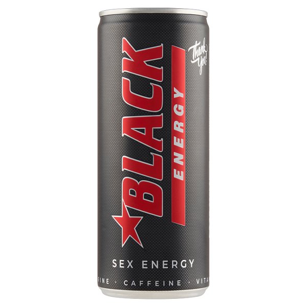 Black Energy Sex Energy Gazowany napój energetyzujący 250 ml