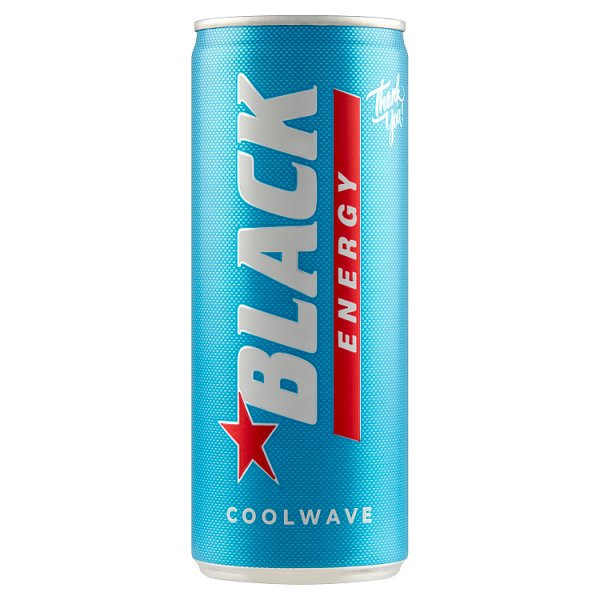 Black Energy Coolwave Gazowany napój energetyzujący 250 ml