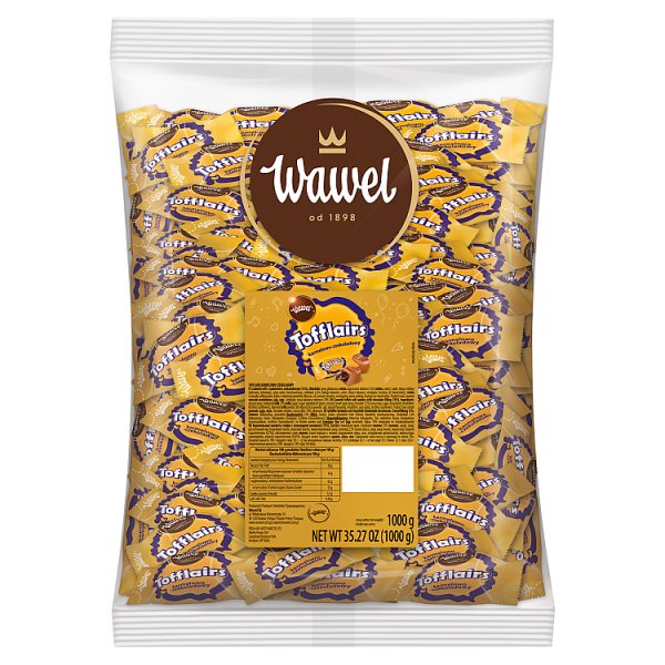 Wawel Tofflairs Cukierki karmelowo-czekoladowe 1000 g