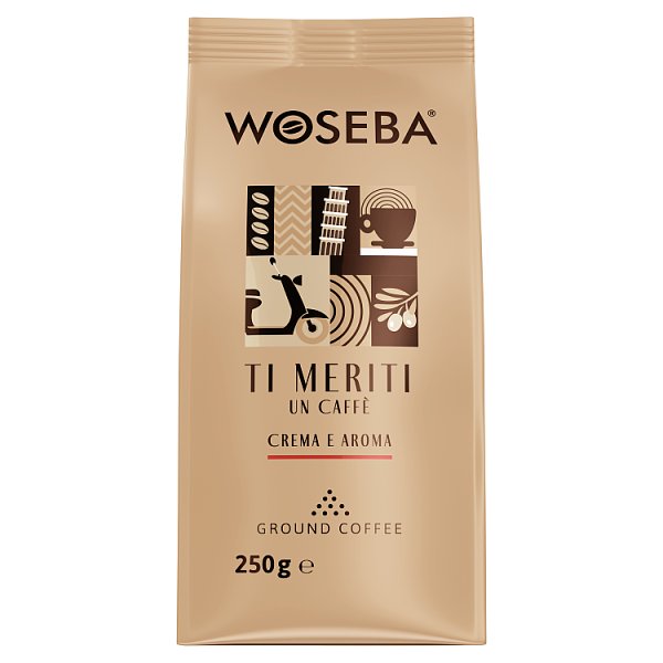 Woseba Ti Meriti Un Caffè Crema E Aroma Kawa palona mielona 250 g