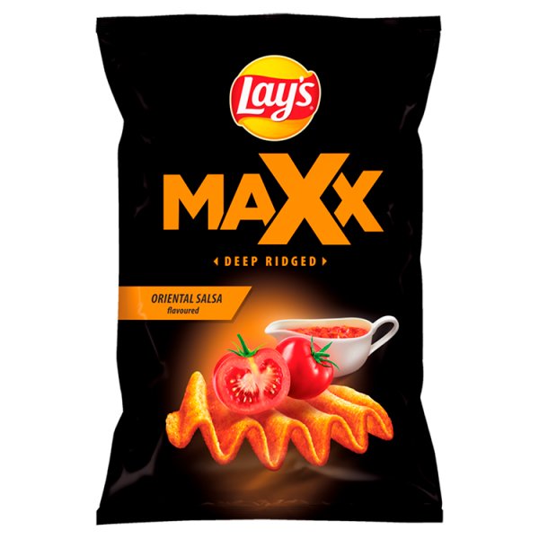 Lay&#039;s Maxx Chipsy ziemniaczane o smaku orientalnej salsy 130 g