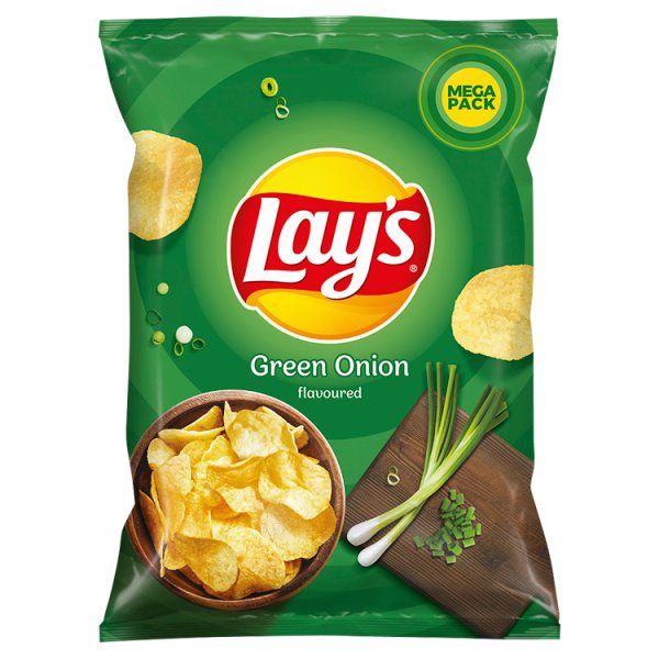 Lay&#039;s Chipsy ziemniaczane o smaku zielonej cebulki 215 g