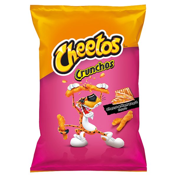 Cheetos Crunchos Chrupki kukurydziane o smaku tosta serowego z szynką 95 g