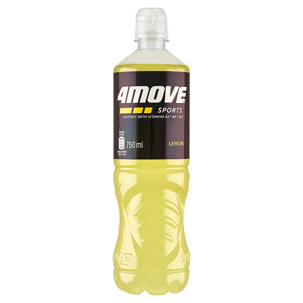 4Move Napój izotoniczny niegazowany o smaku cytrynowym 750 ml