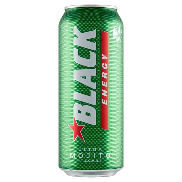 Black Energy Ultra Mojito Gazowany napój energetyzujący 500 ml