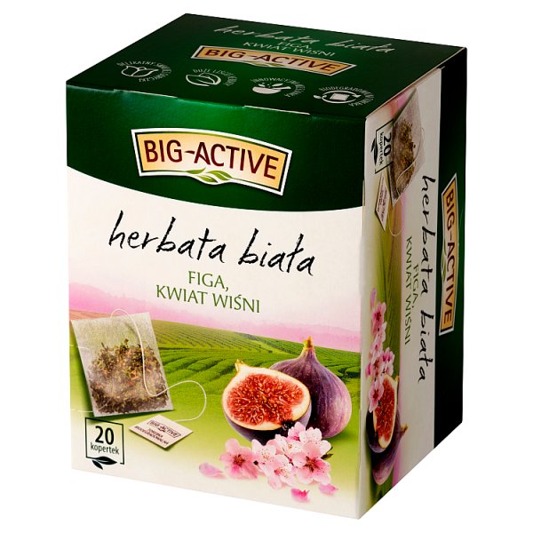 Big-Active Herbata biała figa kwiat wiśni 30 g (20 x 1,5 g)