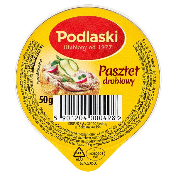 Podlaski Pasztet drobiowy 50 g