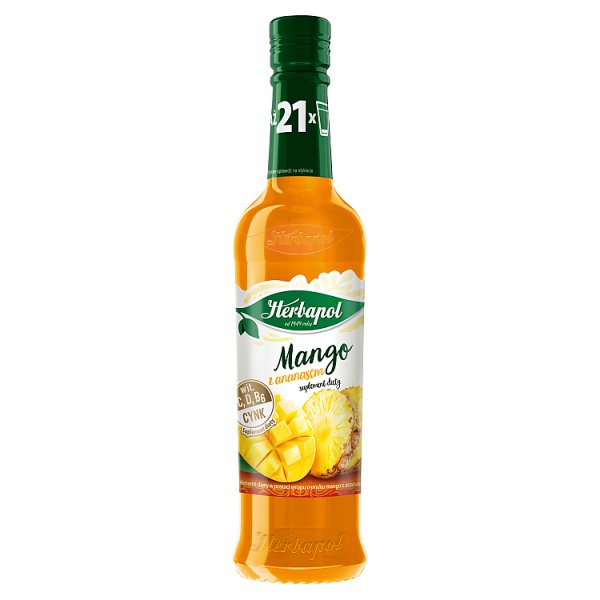 Herbapol Suplement diety mango z ananasem 420 ml