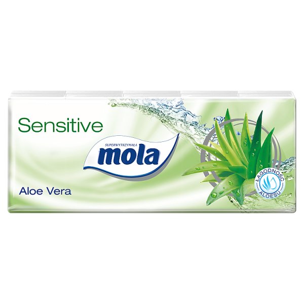 Mola Sensitive Aloe Vera Chusteczki higieniczne 10 x 10 sztuk