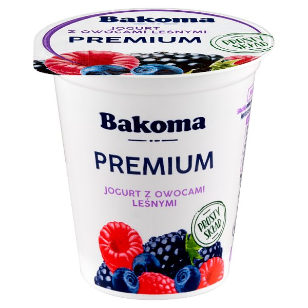 Bakoma Premium Jogurt z owocami leśnymi 140 g