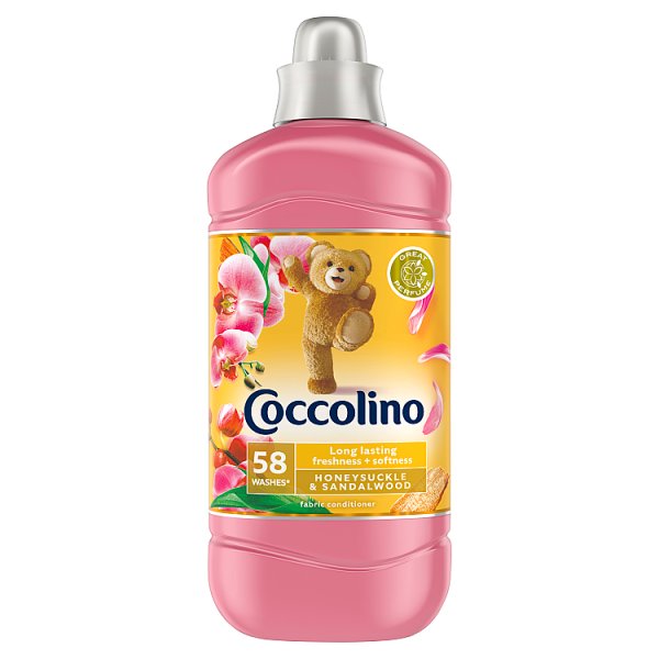 Coccolino Honeysuckle &amp; Sandalwood Płyn do płukania tkanin koncentrat 1450 ml (58 prań)