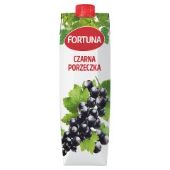Fortuna Napój wieloowocowy czarna porzeczka 1 l