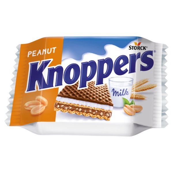 Knoppers Peanut Wafelek mleczno-orzeszkowy 25 g