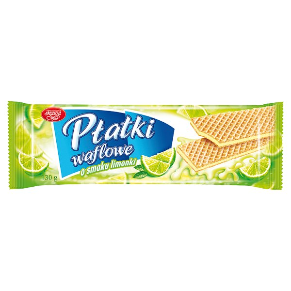 Wadowice Skawa Płatki waflowe o smaku limonki 130 g