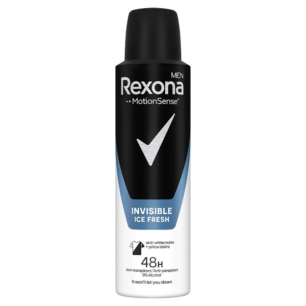 Rexona Men Invisible Ice Fresh Antyperspirant w aerozolu 150 ml