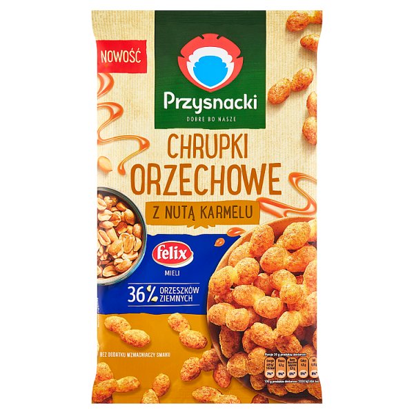 Przysnacki Chrupki orzechowe z nutą karmelu 100 g